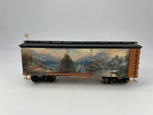 Bachmann / Hawthorne Village On30 Thomas Kinkade fine giornata perfetta box auto L/N - Foto 1 di 6