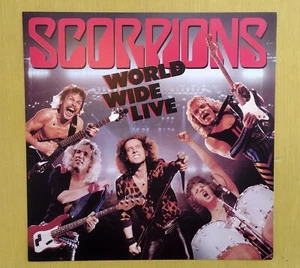 Scorpions - "World Wide Live" 12 x12" einseitig - Promo Poster flach - Bild 1 von 1
