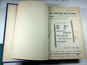 Gli oratori del giorno rassegna mensile d'eloquenza n.1 gennaio 1933 - Picture 1 of 2