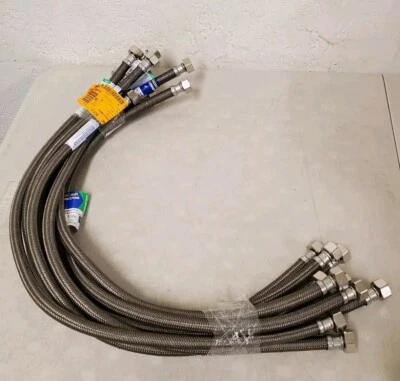 *10* BrassCraft 1/2" FIP x 1/2" FIP x 30" Braided Polymer Faucet Supply Line - Image 1 of 4
