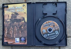 Star Wars: The Clone Wars (Nintendo GameCube, 2002) w/ Manual Tested - Picture 1 of 5