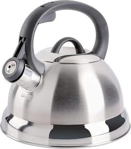Flintshire Stainless Steel Whistling Tea Kettle, 1.75-Quart, Brushed Satin - Picture 1 of 7