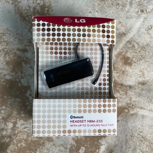 LG HBM-235 Black Ear-Hook Headsets Black - New Sealed - Zdjęcie 1 z 5