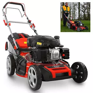 HECHT Benzin Rasenmäher mit Antrieb 53 cm Schnittbreite 6 PS Mulch Mulcher Mäher - Bild 1 von 12