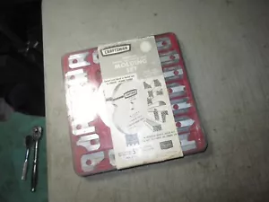 Vintage Craftsman Kromedge 9-3215 Radialsäge Formteil Set Kopf mit 18 Schneidern Koffer - Bild 1 von 13