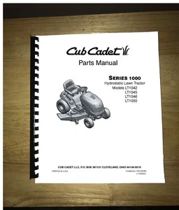 Cub Cadet Parts Manual for LT1042-LT1045-LT1046-LT1050 - Picture 1 of 1