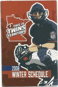 Minnesota Twins 2008 WINTER Schedule - Joe Mauer - Picture 1 of 1