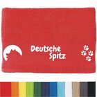 Hundehandtuch-Pfotentuch ★ WUNSCHTEXT ★ Handtuch Deutsche Spitz