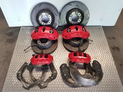 PINZAS DE FRENO Y DISCOS BREMBO DELANTERAS Y TRASERAS PORSCHE PANAMERA 970 TURBO Foto 1 de 4