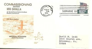 Cavalla (SSN-684) First Day in Commissioning Feb 9 1973 DPS Cachet - Picture 1 of 1