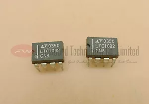 Linear LTC1092CN8 10-Bit 1-CH Single A/D Converter PDIP8 x 2PCS NEW - Picture 1 of 3