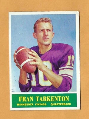 1964 PHILADELPHIA FOOTBALL #109 FRAN TARKENTON HOF VIKINGS - Image 1 of 2