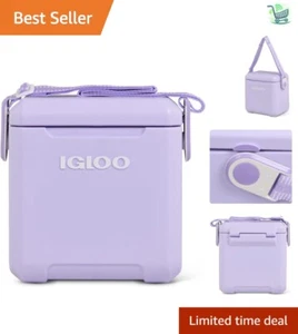 11 Quart isolierte Kühlbox mit stilvollem Riemen - ideal für Camping und Outdoor - Bild 1 von 8