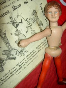 Schoenhut Humpty Dumpty Circus, original 6 1/2" Lady Acrobat Rider toy figure - Picture 1 of 24