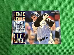 1995 Fleer League Leaders #8 Jeff Bagwell Houston Astros