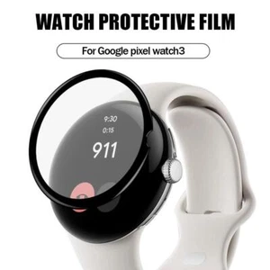 Curved Full Coverage Soft Screen Protector For Pixel Watch-3 O6L8 - Picture 1 of 10