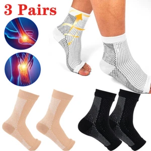 3Pack Calcetines de Compresión para Fascitis Plantar para Mujeres Hombres - Picture 1 of 15