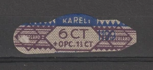 Netherlands Revenue stamp Accijns Banderol Cigars Tobacco seal Fiscal Tax 1941-3 - Picture 1 of 1