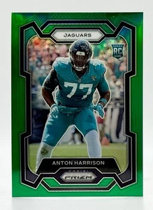 2023 Panini Prizm Green #347 Anton Harrison RC Jacksonville Jaguars - Picture 1 of 2