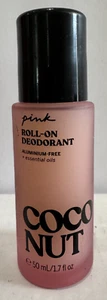 Victoria's Secret Pink Coconut Roll On Deodorant Aluminum 1.7 fl oz - Picture 1 of 1