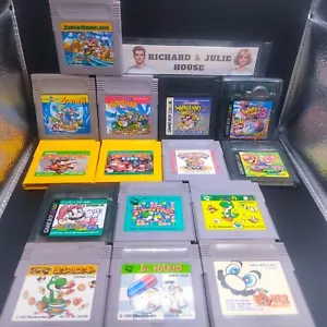 Nintendo Gameboy Mario Wario Yoshi Donkey Kong Picross Panepon Working GB Japan - Picture 1 of 107