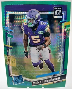 Minnesota 2023 Panini Donruss Optic - (RC) Green Hyper Prizm #272 Mekhi Blackmon - Picture 1 of 2