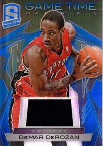 2013-14 Panini Spectra Game Time Materials #69 DeMar DeRozan Jersey /15 - NM-MT