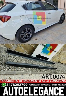 MINIGONNE LATERALI PER ALFA ROMEO GIULIETTA SOTTO PORTA SPORTIVE ABS ART.1262 - Immagine 1 di 4