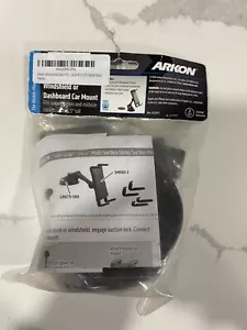 SM679-ARKON Slim-Grip Ultra Suction Windshield Dashboard Car Smartphone Mount - Picture 1 of 7