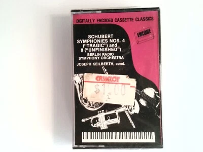 Schubert Symphonies No 4 Tragic No 8 Keilberth (Cassette) New Sealed - Image 1 of 2