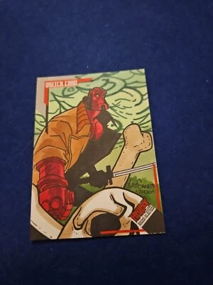 2007 Hellboy Animated Sword of Storms Sketch Cards 100/248 Mark Dos Santos  - Image 1 of 3