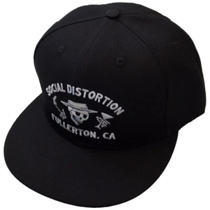 Social Distortion - Fullerton Skelly - Black OSFA Snapback Baseball Cap - Bild 1 von 2