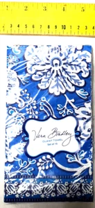 Vera Bradley Guest Towels (paper) Set of 15 in retired Blue Lagoon Pattern - Picture 1 of 2