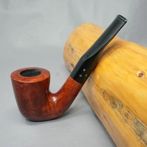 Italy Lightly Smoked Three Dot Bent Dublin Briar Tobacco Estate Pipe - Picture 1 of 12