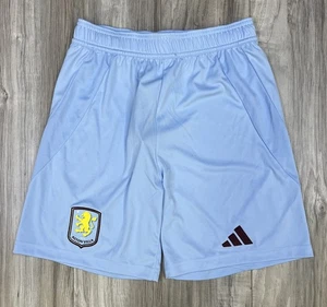 Adidas AVFC A SHO BLOWBLUE BLEUBRILL shorts, Youth Size Large, Brand New - Picture 1 of 8