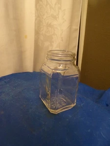 Vintage 1950s Square Mayonnaise Jar Best Foods Bevel Embossed - Picture 1 of 5