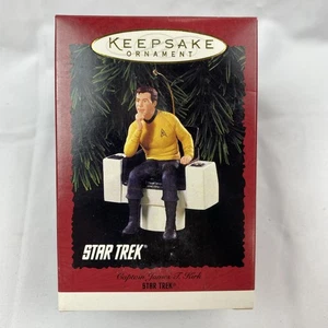 Hallmark Star Trek Christmas Ornament 1995 Captain Kirk - Picture 1 of 6