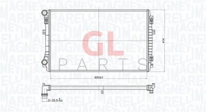FOR SKODA OCTAVIA 5E 2017-2019 Radiator Engine Cooling New - Picture 1 of 1