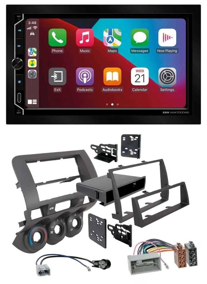 ESX 2DIN DAB USB MP3 Bluetooth Autoradio für Honda Fit 06-07 nur US-Importe - Bild 1 von 4