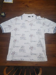Vintage Dockers Golf Men's Cream Polo Shirt Medium - Picture 1 of 9