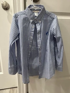 The Beaufort Bonnet Company Dean's List Dress Shirt Barbados Blue Windowpane 6 - Picture 1 of 3