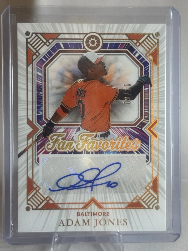 Panini Boys Of Summer 2025 favorito de los fanáticos Adam Jones/10 Orioles automáticos Foto 1 de 2