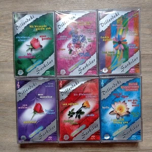 Dillerdeki sarkilar 6x Album Turkish Original sealed Cassettes lot - Picture 1 of 3