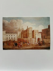 House of Lords Christmas Card – Old Palace Yard Before the Fire, c.1830s - Picture 1 of 3