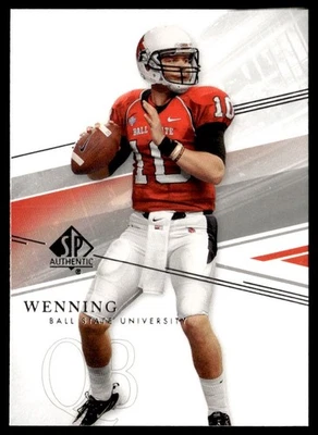 2014 SP Authentic Keith Wenning Rookie Ball State Cardinals #40 - Image 1 of 2