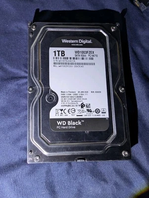 Western Digital 1TB Black HDD, 3.5 Inch, 7200 RPM, SATA Model WD1003FZEX - Image 1 of 2