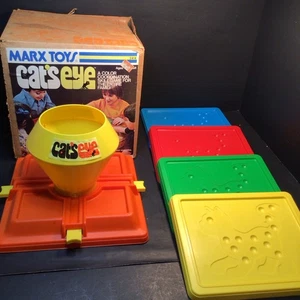 Vintage 1978 Cats Eye Game Marx Toys, No Marbles, Original Box - Picture 1 of 7
