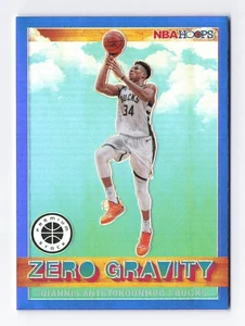 2019-20 Panini Hoops Premium Stock Giannis Antetokounmpo #6 Blue Zero Gravity - Picture 1 of 2