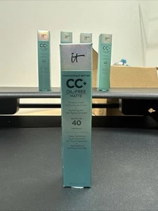 It Cosmetics CC+ Oil Free Matte Poreless Finish Full Coverage Cream (Deep) - Picture 1 of 3