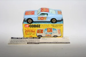 Corgi 348 Pop Art Ford Mustang Fastback 2+2, Virtually Mint in Original Box - Picture 1 of 10